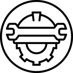 worker icon  logo vector illustration