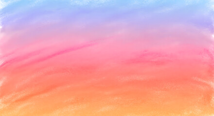 Abstract Watercolor Gradient Background with Soft Pastel Pink Blue Orange Colors