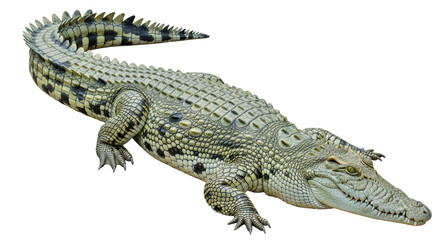 Isolated Crocodile