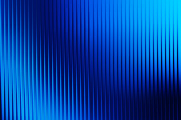 Fototapeta premium Abstract blue geometric pattern featuring vertical stripes and gradient effects dynamic digital art