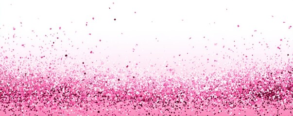 Sparkling pink confetti