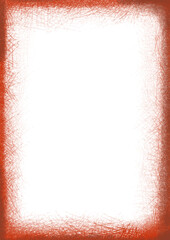 Red scary blood frame