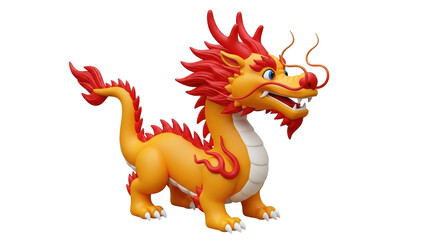 Isolated Chinese Dragon
