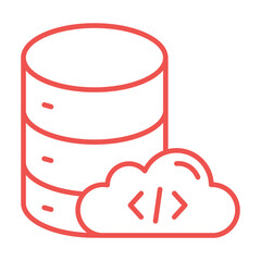 Cloud Server Icon
