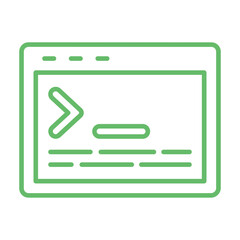 Fototapeta premium Terminal Icon