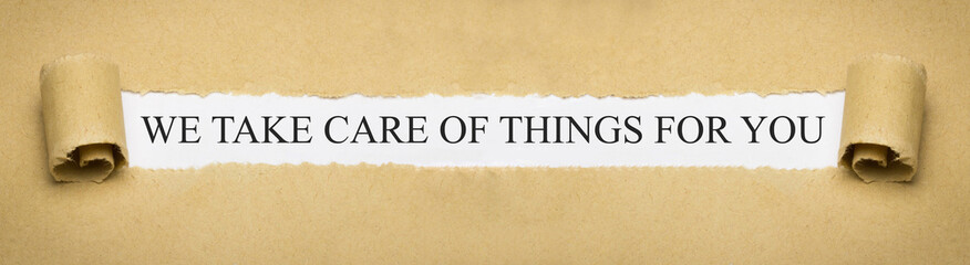 We take care of things for you