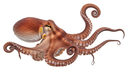 Isolated Octopus