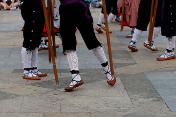 Basque folk dance performance