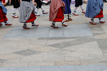 Basque folk dance performance