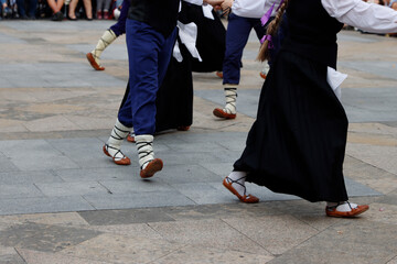 Basque folk dance performance
