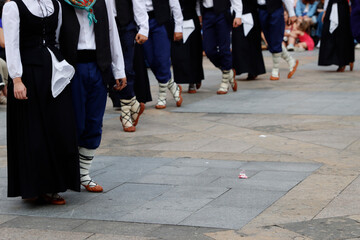 Basque folk dance performance