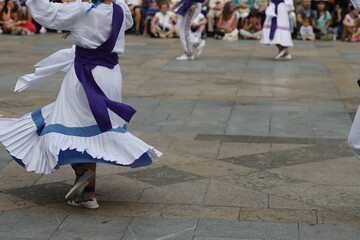 Basque folk dance performance