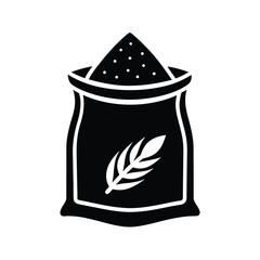 Bag of Flour Icon Vector Design
