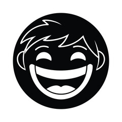 Cheeky Face Emoji Icon Vector