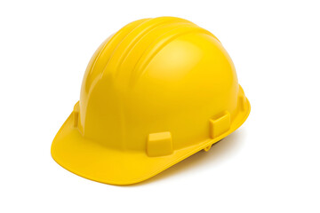 Fototapeta premium Yellow hard hat safety headwear construction hardhat protective image