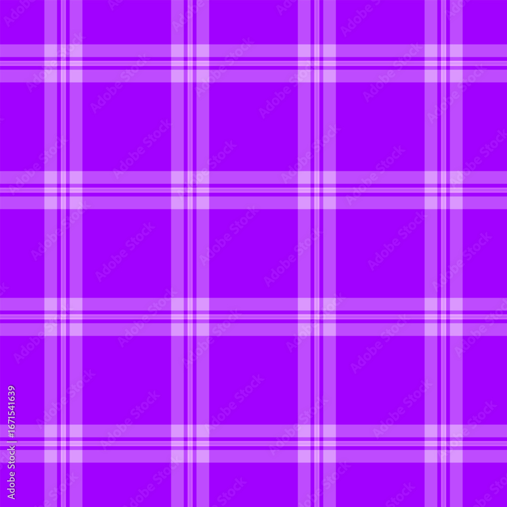 Poster vibrant violet tartan. plaid pattern with intersecting lines, creating a classic fabric design. idea