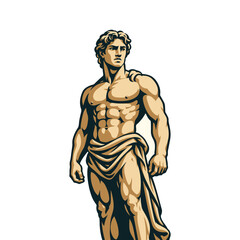 Obraz premium Greek God Statue