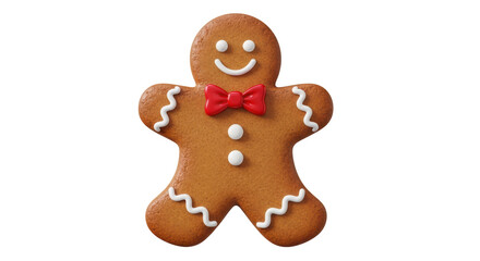 Isolated Gingerbread Man