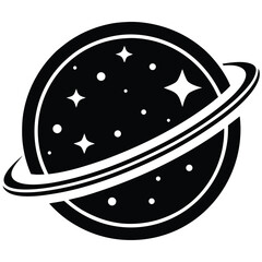 space and astronomy vector icon