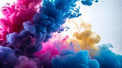 abstract colorful background with bubbles