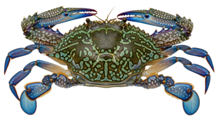 Isolated Blue Crab