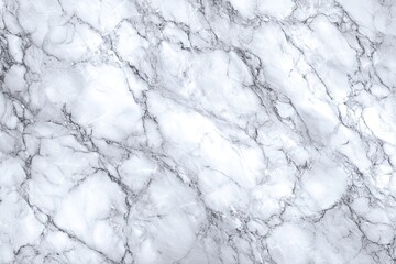 Detailed close-up of white marble with gray veins
