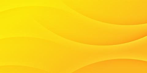 Abstract yellow gradient background with smooth curved shapes. Bright and modern vector design perfect for posters, banners, templates, and digital presentations.