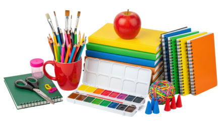 Isolated School Supplies