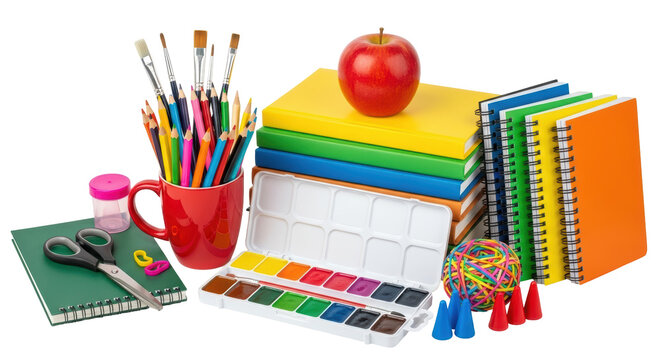 Isolated School Supplies