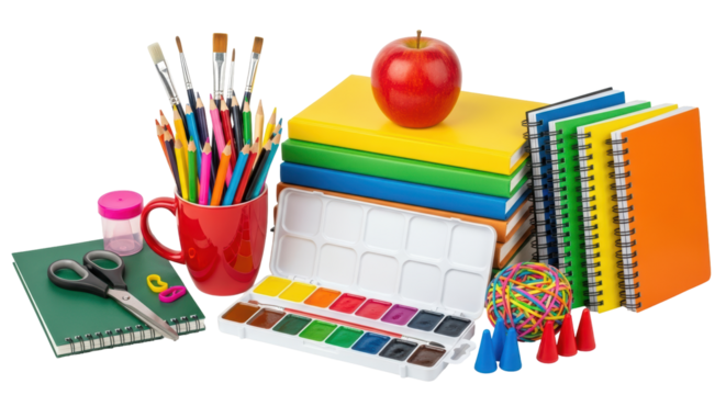 Isolated School Supplies