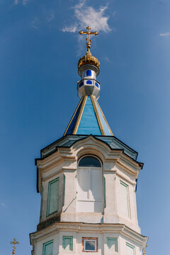  Orthodox Church Surrounded by Lush Greenery