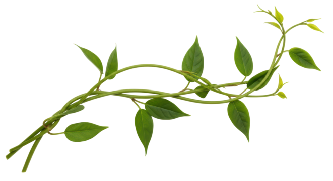 Isolated Twisting Vine