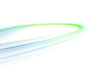 Line, colored, light, vector, abstract, effect, curve glowing luminous beam motion streak, blur trail, bright ray stripes, speed dynamic PNG futuristic shining background design.