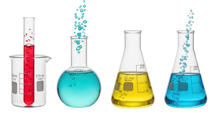 Isolated Science Beakers