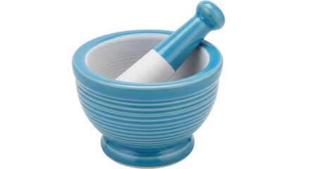 Isolated Mortar and Pestle