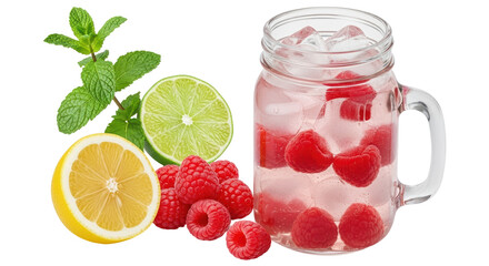 Isolated Raspberry Lemonade