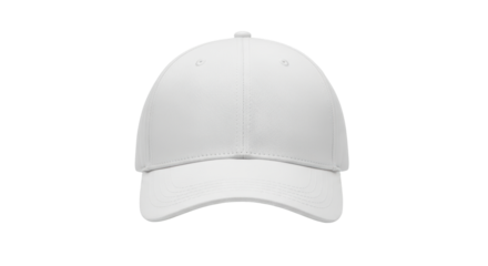 Isolated White Baseball Cap
