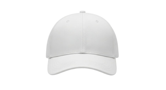 Isolated White Baseball Cap