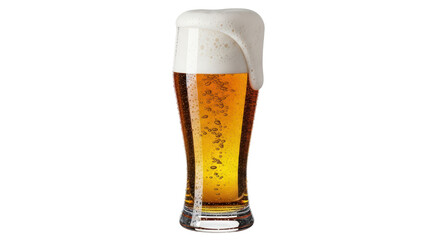 Isolated Glass of Beer