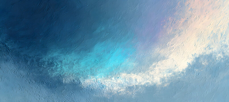 Soft and elegant abstract background with a smooth gadient of light blue and wite, enhanced by a subtle rainy texture