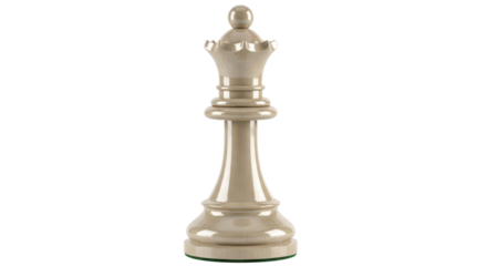 Isolated White Chess Queen