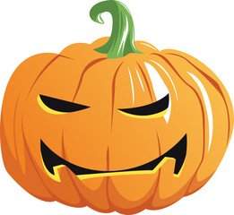 Cartoon Halloween Pumpkin Illustration