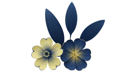 Isolated Flowers Decoration