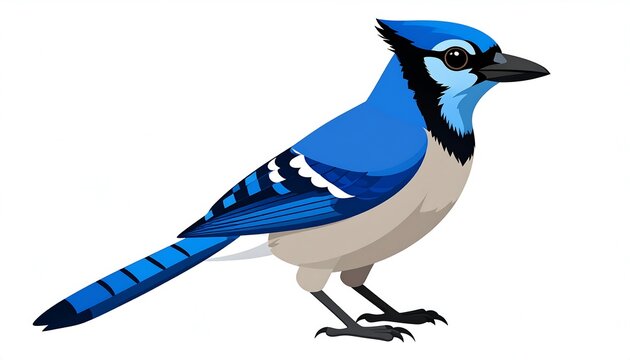 Blue jay illustration
