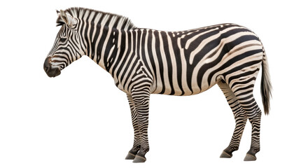 Isolated Zebra