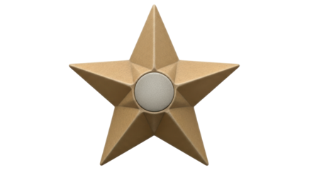 Isolated Star Pin