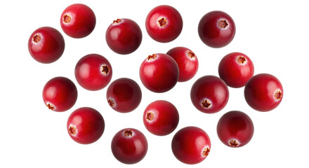 Isolated Cranberries