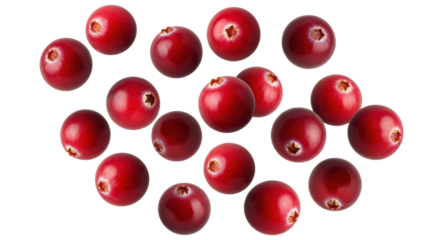 Isolated Cranberries
