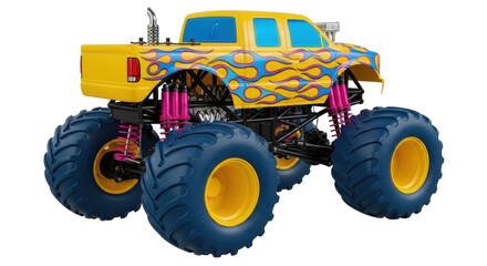 Isolated Monster Truck © Natalia