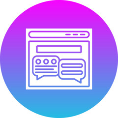 Obraz premium Browser Icon